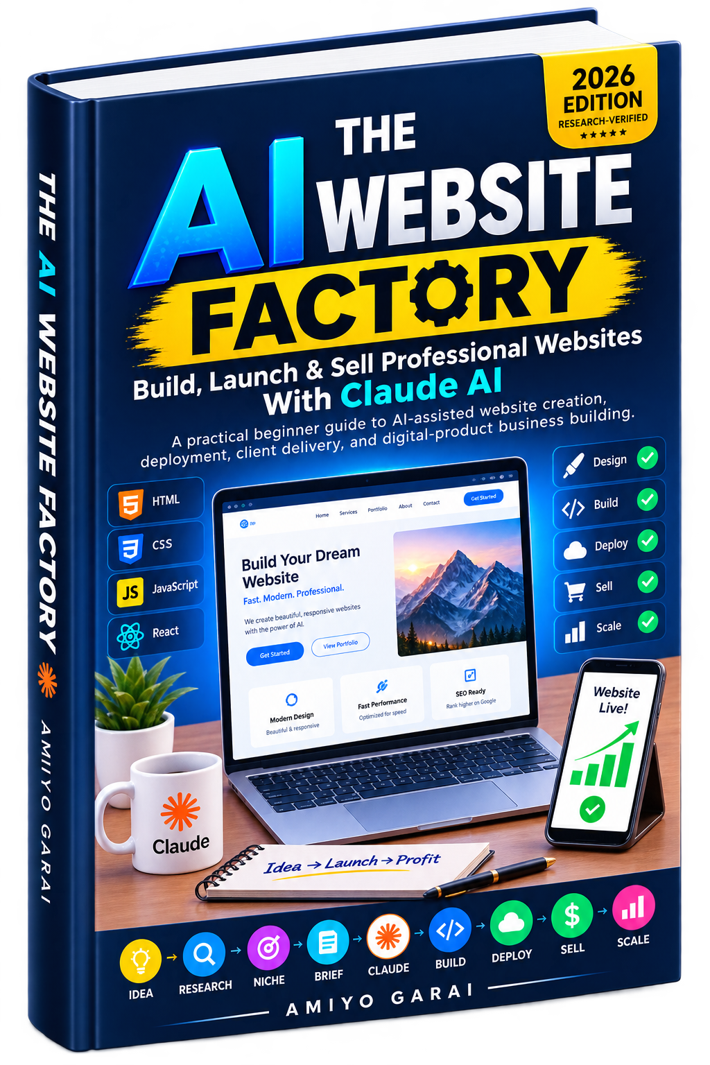 The AI Website Factory Cover